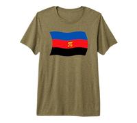 Wavy Flag of Polyamory Polygamy Mormon Religion Premium T-Shirt