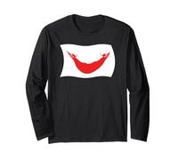 Wavy Flag of Rapa NUI Rapanui Easter Island Smile Long Sleeve T-Shirt