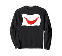 Wavy Flag of Rapa Nui Rapanui Easter Island Smile Sweatshirt