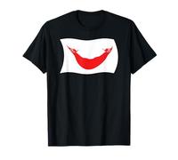 Wavy Flag of Rapa NUI Rapanui Easter Island Smile T-Shirt