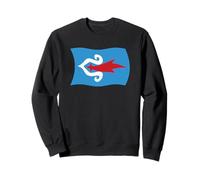 Wavy Flag of the Ainu People Sweatshirt