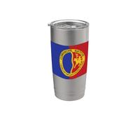 Wavy Flag of the Comanche Nation Comancheria Native American Stainless Steel Insulated Tumbler