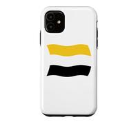 Wavy Flag of the Garifuna Garinagu Belize Roatan Shirt Case for iPhone 11