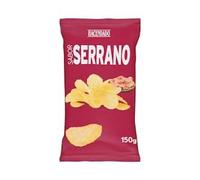"Wavy fries Hacendado flavored serrano ham Pack 150 g Pack 2"