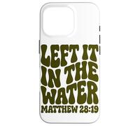 Wavy Green Left It In The Water Matthew 28:19 Case for iPhone 16 Pro