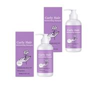 Wavy Hair Shampoo and Conditioner Set, Sulfate Free Moisturising Shampoo for Curly & Wavy Hair, Gentle Daily Use with Rice Water, Colour Safe, 3.38 fl oz (Set of 2)