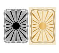 Wavy Lace Background Sunburst Pattern Metal Die Cuts for Card Making | Cutting Dies Kit for Paper Scrapbooking Supplie DIY Stencils for Album Photo Frame Party Wedding Festivals Emboss Decoration