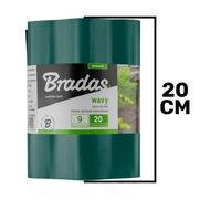 Garden Wavy Lawn Edge Plastic Border Edging Fence Wall Roll Path 20cm/9m