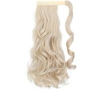 Wavy Pony Tails Extension Wrap Around, Natural Hair Pieces | Curly Synthetic Clip in Fake Ponytail Hair Extensions Wig Not Easily Knotted Fluffy Hairpieces for Women