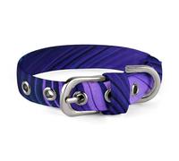 Wavy Purple Dog Collar Adjustable Martingale Pet Collar Female Male Cute Cat Collars No Pull Dog Choker Collars for Small Medium Large Pet