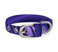 Wavy Purple Dog Collar, Soft Comfortable Pet Collar for Small & Medium Dogs, Adjustable Durable Cat Collars for Puppies