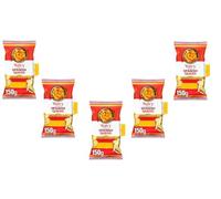 Wavy Spanish Queso Cheese Flavour Potato Crisp, Made with British Potatoes, 150g, Pack of 5,these crisps deliver a rich and satisfying cheese flavour in every bite.