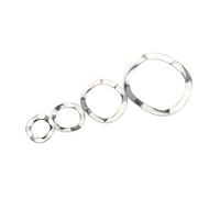 Wavy Spring Crinkle Washers, 304 Stainless Steel Wave Spring Washers M3-M16 10-50pcs(50 Pcs,M8 x 13 x 0.3 mm)