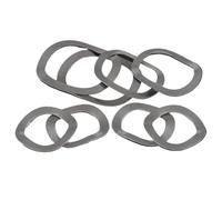 Wavy Spring Crinkle Washers, Three Wave Crest Spring Washer 304 Stainless Steel GB M3-M41(Five Wave,M3x6x0.3 (40pcs))