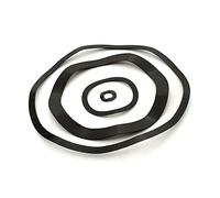 Wavy Spring Crinkle Washers, Three Wave Spring Washer Black Carbon Steel M3-M30 Pack Of 10-100 Pcs(M8x12x0.3 10pcs)
