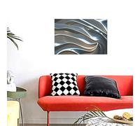 Wavy Texture Lines Wall Art Posters Modern Prints Painting Framed Pictures Artwork Decoration For Living Room Kitchen Bathroom Office Ready To Hang 12x18in