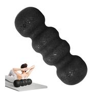 Wavy Texture Spine Roller - Very Firm Massage Column, Compact | Release Extended Pressure Control Recovery Instrument