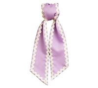 Wavy Velour Festive Decorative Ribbon Strips & Ties - Premium Soft Flocked DIY Ribbon, Durable Non-Fray Wave Edge Velour Ribbon for Gift Wrapping Floral Craft Holiday Home Decoration (C)