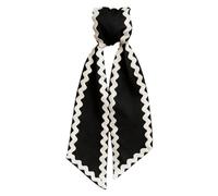 Wavy Velour Festive Decorative Ribbon Strips & Ties - Premium Soft Flocked DIY Ribbon, Durable Non-Fray Wave Edge Velour Ribbon for Gift Wrapping Floral Craft Holiday Home Decoration (I)