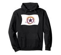 Wavy Wampanoag Tribe Flag Squanto Indian Native American Pullover Hoodie