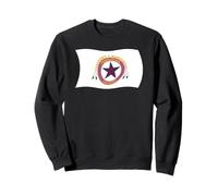 Wavy Wampanoag Tribe Flag Squanto Indian Native American Sweatshirt