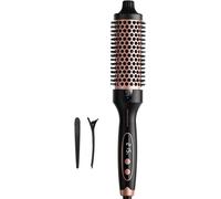 Wavytalk Thermal Brush, Blowout Boost Ionic Heated Hot Round Brush, to Make Hair Smoother & Shinier, Easy to Use & Less Damage, 38mm Barrel, 5 Temperature Settings, Dual Voltage, UK Plug, Rose Gold