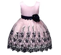 WAWALI Children Puff Skirts Kids Flower Girls Princess Dresses 6 White