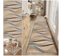 WAWFONG Carpet Runners for Hallway Non Slip Long, Kitchen Runner Rug 60 x 500 cm, Living Room Carpet, Washable Area Runner Rug, Indoor Corridor Carpet Indoor Bathroom Mat for Bedroom Entryway Laundry