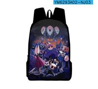 WAWNI Hollow Knight Zipper Bag Anime 3D Print Students Backpack Casual School Bag Unisex Backpack Harajuku Rucksack Man/Woman