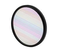 Wawogic Rainbow Blue Streak Filter Flare Camera Lens Kaleidoscope Glass Prism Photography Props, Camera Filter Accessories, Slr Photography Accessories