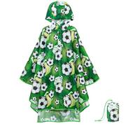 WAWSAM Kids Rain Poncho Waterproof Boys Girls Portable Raincoat Rain Jacket Lightweight Rainwear
