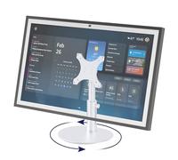 WAWXH1314 Rotatable Stand for Show 21 and 15 (1st, 2nd) Gen, Adjustable Desktop Holder, Show 15 Table Bracket with Height Degree, Tiltable Angle, Sturdy and Durable, Easy Installation (Silver)