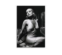 WAWYY Carole Lombard Famous Female Star Sexy Poster Picture Print Canvas Wall Paint Arts Decor Modern Home Artworks Idea 24x36inch(60x90cm)