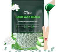 Wax Beads for Hair Removal 906g Hard Wax Beads for Sensitive Skin with Light Aloe Vera For Face Eyebrow Leg Bikini Brazilian Waxing Coarse Body Hair Specific