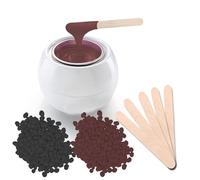 Wax Beads - Gentle Hair Removal, Beeswax, Chamomile Oil infused, Eyebrow, Face, Arms, Legs, Full body, Brazilian Bikini, Home, Salon, Sensitive Skin, Variety Packs, Applicators, All skin types, Unisex