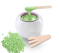 Wax Beads - Gentle Hair Removal, Beeswax, Chamomile Oil infused, Eyebrow, Face, Arms, Legs, Full body, Brazilian Bikini, Home, Salon, Sensitive Skin, Variety Packs, Applicators, All skin types, Unisex