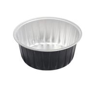 Wax Bean Bowl 30g Black Aluminum Foil round Set for Hair Removal | 6 Piece Pack, Lightweight Melting Use for Wax Beans and Wax Types, for Girls and Women