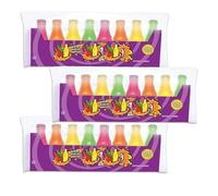 Wax Bottle Shape Candy Sweet -Candies Filled with Sweet Fruity Syrup - 8 Bottles per Pack - Fun Fruity Candy Treats for Kids - 79g - 5 x Packs