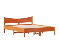 (wax brown, 150 x 200 cm) vidaXL Bed Frame & Headboard Wax Brown 180x200 cm Super King Solid Wood Pine