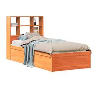 (wax brown, 75 x 190 cm) vidaXL Bed Frame without Mattress Bed Base Solid Wood Pine