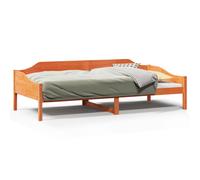 vidaXL Bed Frame Bedstead - Solid Wood Pine Single 90x190 cm Wax Brown (without mattress)