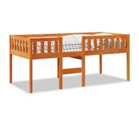 (wax brown, 90 x 190 cm) vidaXL Children's Bed without Mattress Bedroom Kids Bed Frame Solid Wood Pine
