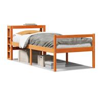 Senior Bed with Headboard Children Bed Frame Bunk Bed Solid Wood Pine vidaXL