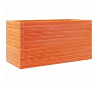 (wax brown, 90 x 40 x 45.5 cm) vidaXL Garden Planter Outdoor Flower Pot Planter Pot Wax Brown Solid Wood Pine
