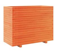 (wax brown, 90 x 40 x 72.5 cm) vidaXL Garden Planter Outdoor Flower Pot Planter Pot Wax Brown Solid Wood Pine
