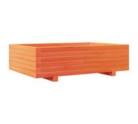 (wax brown, 90 x 60 x 26.5 cm) vidaXL Garden Planter Outdoor Flower Pot Planter Pot Wax Brown Solid Wood Pine
