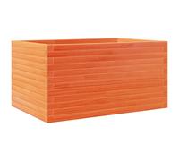 (wax brown, 90 x 60 x 45.5 cm) vidaXL Garden Planter Outdoor Flower Pot Planter Pot Wax Brown Solid Wood Pine