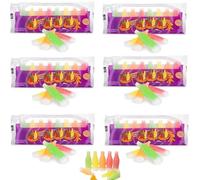 Wax Candy Mini Drink Wax Bottles 8 Bottles Pack 79g - Tiny Bottle Shaped Candy with Fruity Liquid Inside (Pack of 6)