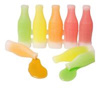 Wax candy Nik L nip 8 bottles ARTIFICIALLY FLAVORED Cherry Orange Lemon Lime