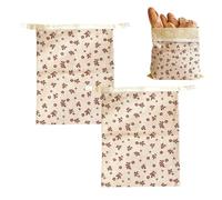 Wax Cloth for Bread - Safe Portable Large Capacity Food Storage | Dough Baking Cotton Waxed Bags | for Adults Lovers Families Friends Women